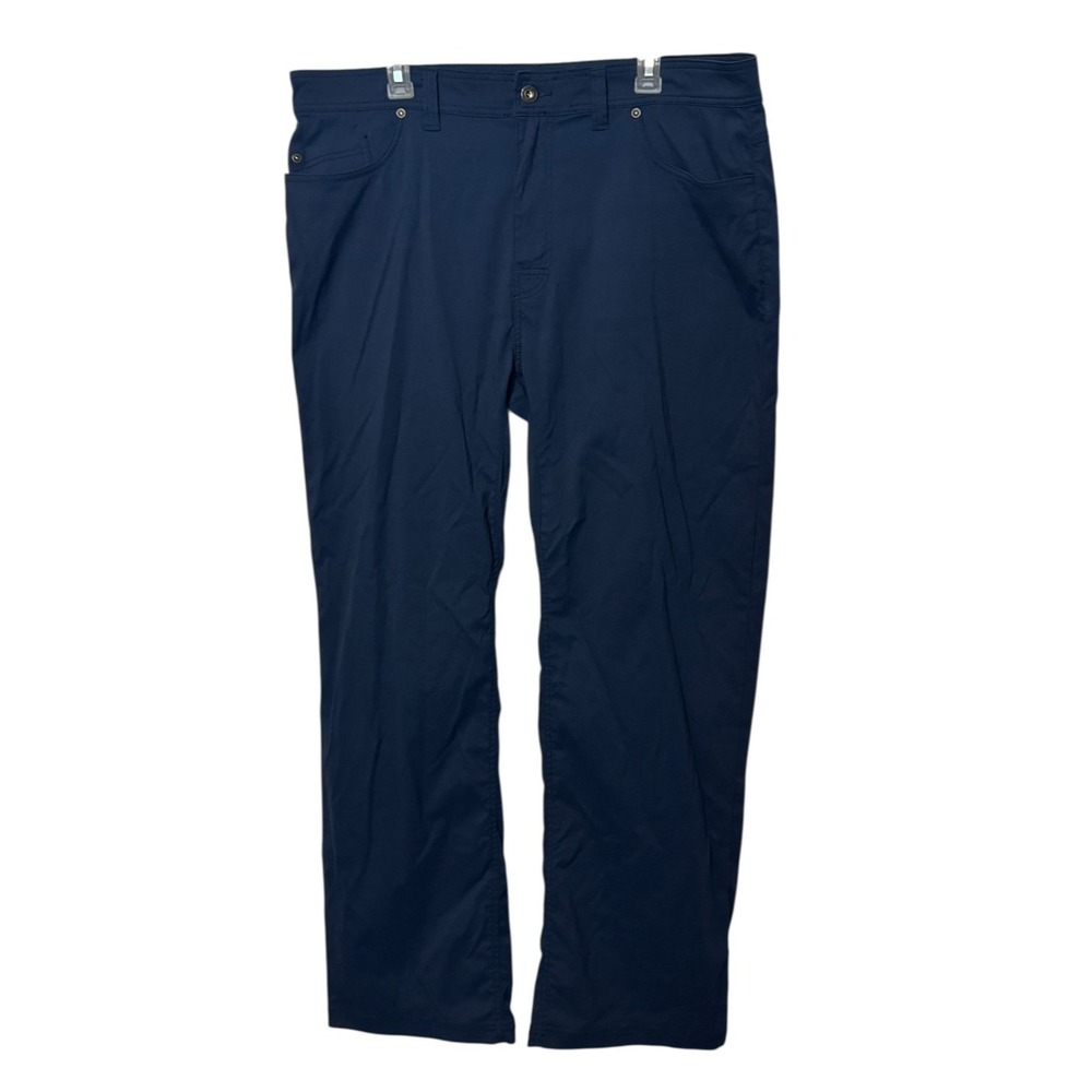 Prana Pants Mens 40 Blue Brion Stretch UPF 50 Performance Outdoor Slim Fit 40x32